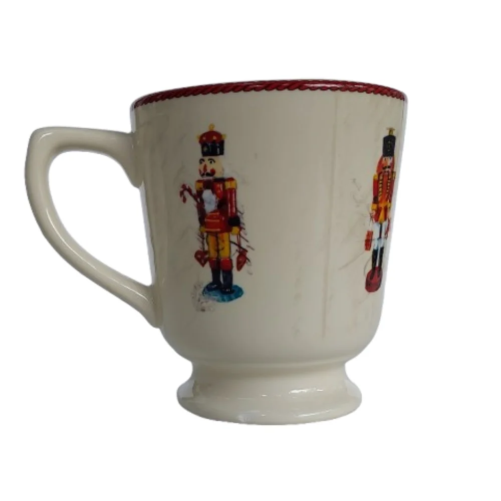 William Sonoma Nutcracker Mugs Holiday Christmas XMAS Set Of 4 Marc Lacaze